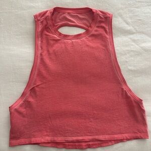 Lululemon Cut Back Cropped Tank Top